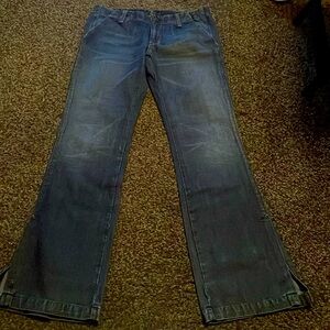 7 for All Mankind jeans size 30. Slits on the bottom